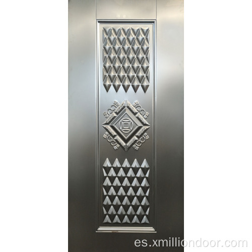 Hoja de puerta de metal laminado exterior